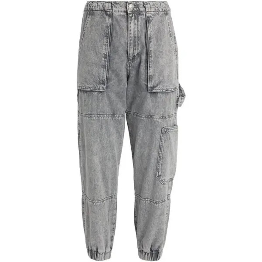 AllSaints Grey Mila Denim Trousers